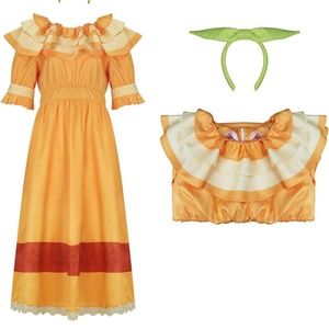 Tía Pepa Madrigal 2X costume dress with accessories, cosplay outfit, Halloween